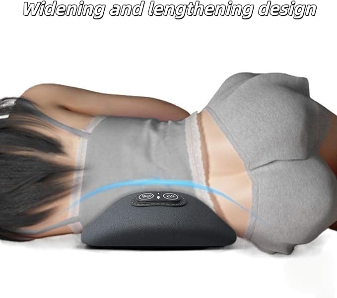 Back Massager New 3-in-1 Back Massagerwith Electric Traction Lifting &amp Heat Compress All-Round Support Relieve Neck/Shoulder Discomfort