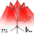 Red Light Therapy for Face Body 5 Heads Red Infrared Light Therapy Device 7Colors Full Body Red Light Therapy Devices 660nm and 850nm Near Infrared for FaceMuscleBodySkin