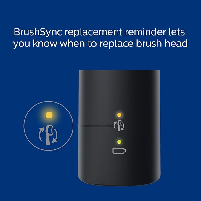 Philips Sonicare ProtectiveClean 5300 Rechargeable Electric Toothbrush with Pressure Sensor 3 Cleaning Modes SmarTimer and QuadPacer with 2 Bonus Brush Heads Travel Case Black Model HX6423/34