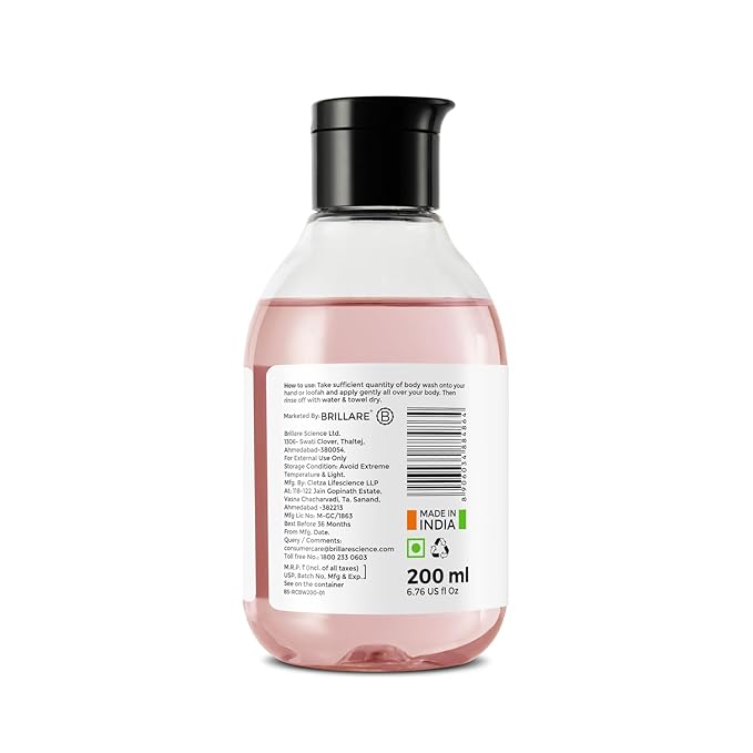 BRILLARE Rose &amp Coconut Body Wash