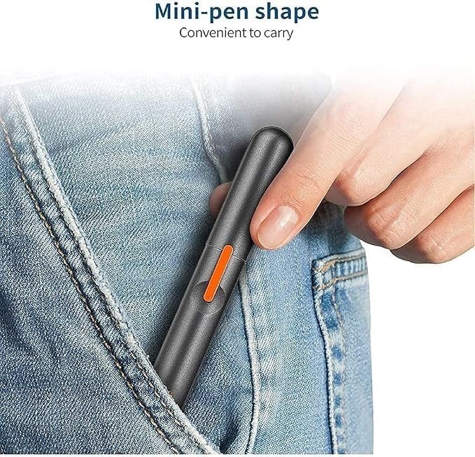 Mini Ear Nose Hair Trimmer Portable Ear and Nose Hair Trimmer for Men and Women USB Rechargeable Black