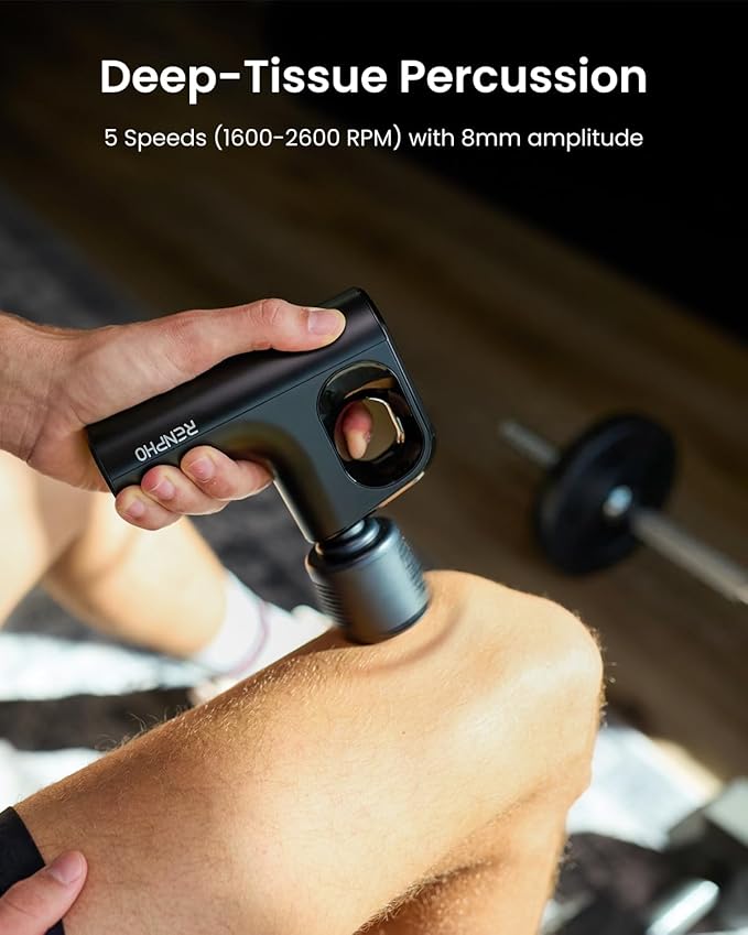 RENPHO Massage Gun with Heat and Cold