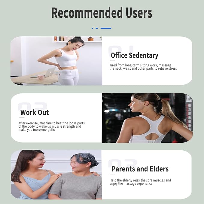 Massage Gun Deep Tissue Mini Massager USB Charging Lightweight Portable Percussion Muscle Gun for Athletes Handheld Pocket Size Body Neck Shoulder Back Arm Waist Leg Foot Massager (Grey)