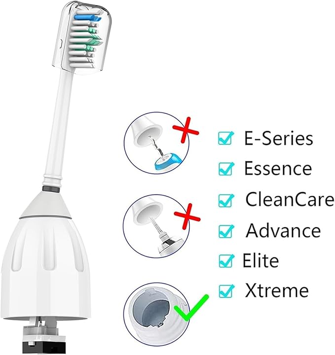Compatible for Replacement Toothbrush Heads(8 Pcs)
