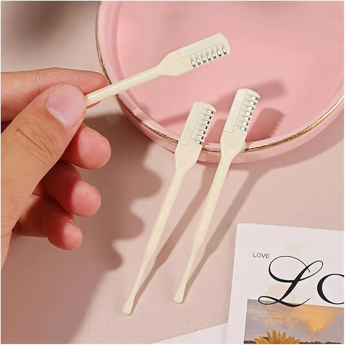 360° Rotating Manual Nose Hair Trimmer – Eyebrow Shaping Dead-Angle-Free Cleaning &amp Facial Grooming for Men &amp Women(10pcs)
