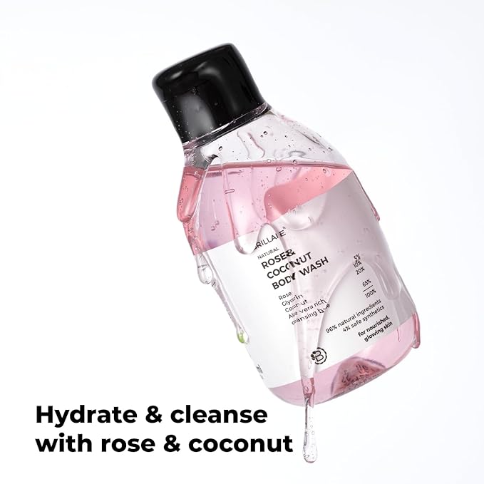 BRILLARE Rose &amp Coconut Body Wash