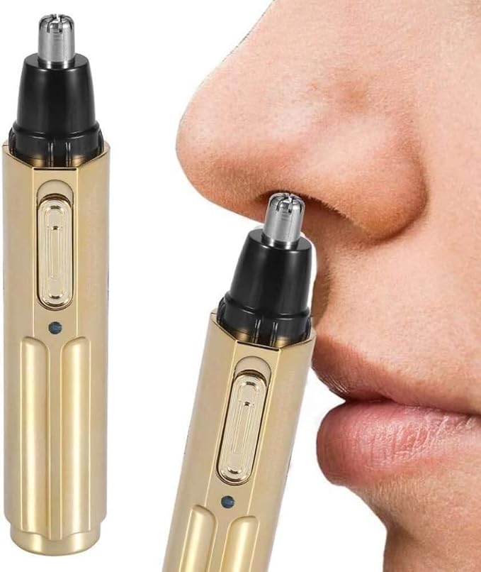Nose Hair Trimmer Clipper for Men Women Rechargeable Professional Electric Nose Hair Trimmer with Waterproof Head Stainless Steel Blade