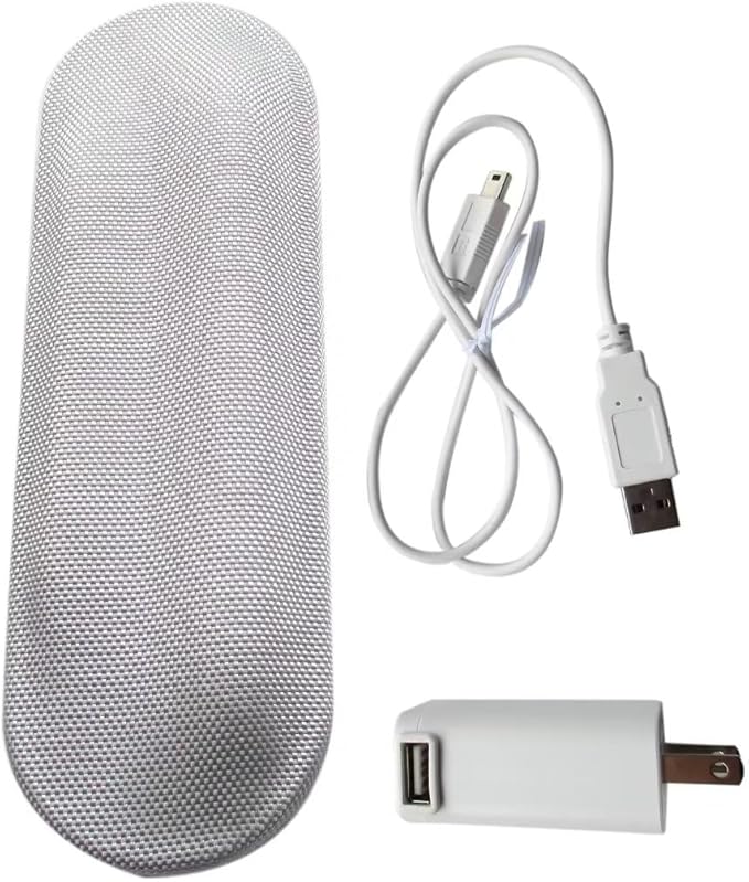 HX9210 Travel Charger Case w/AC Charger+USB Cable Replacement for Philips Sonicare DiamondClean Sonic Toothbrush HX9382HX9372HX9362HX9360(Gray-White)