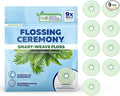 | Expanding Woven Dental Floss | Smart-Weave Floss | Vegan | Natural | Non-Toxic &amp PFAS Free | Eucalyptus &amp Manuka | Hilo Dental para Dientes | 55 Yards x 9 Units (Refills Only)