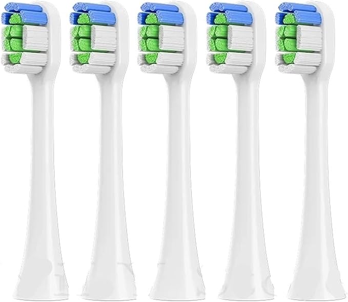 5/10PCS Electric Toothbrush Heads 2/2S/LBT203532A/LBT203552B Brush Vacuum Replace Nozzles(5PCS White)