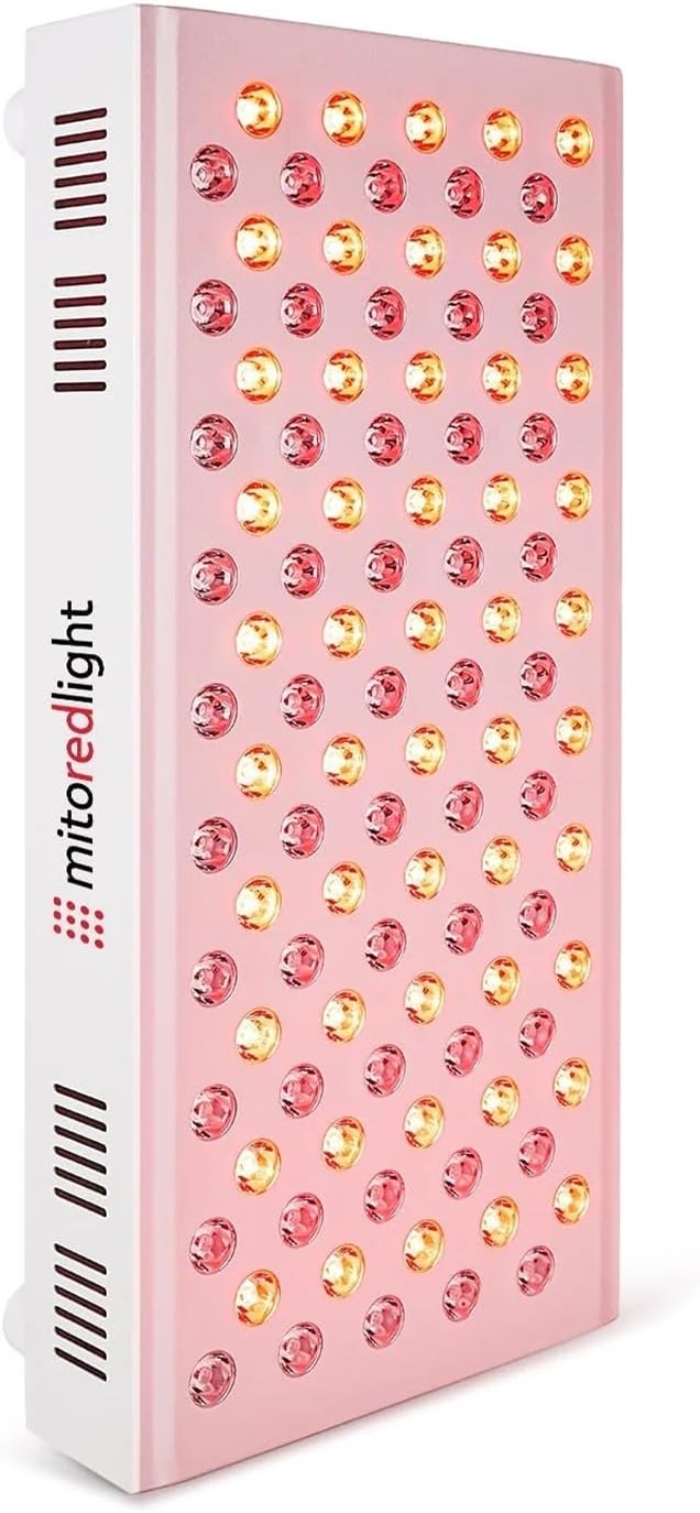 Mito Red Light – MitoMID 2.0 Red Light Panel – Red Light Therapy for Face and Neck – Red Light &amp Near Infrared Red Light Therapy – At-Home Red Light Therapy for Body