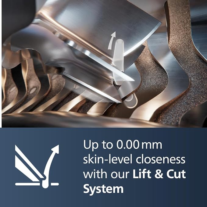 Philips Norelco Shaver Series 9000 Prestige Special Edition Wet &amp Dry Electric Shaver Lift/Cut &amp SenseIQ Technology Nose &amp Precision Trimmer Cleaning Pod &amp Premium Case SP9842/85
