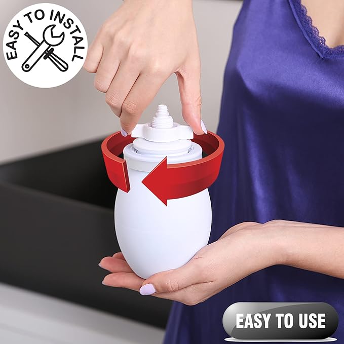 2 Large Opening Vaginal Douche Bottle with Back-Flow Prevention - Vaginal Douche for Women Comes with A Wrench Free of PVC &amp Phthalates &amp BPAs 15 Fl Oz White