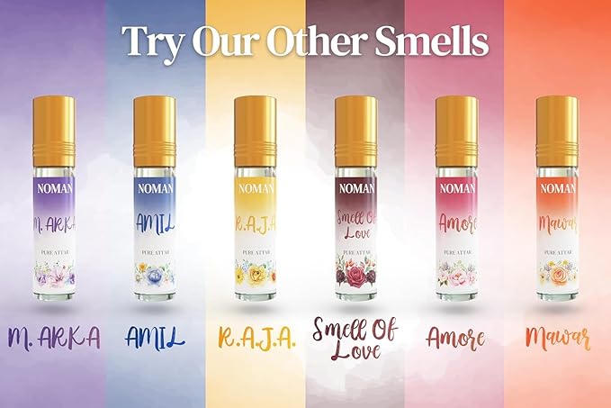 Red Rose Attar Original Pure Long-Lasting By NO maN 100% Alcohol Free 6.0ml in Luxury Bottle Best for Men and Wome