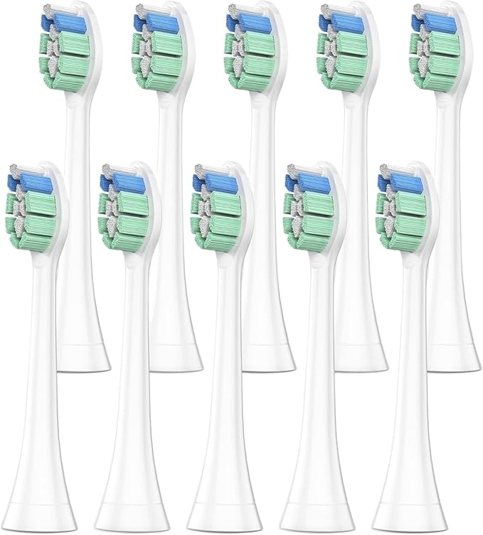 5/10Pcs Toothbrush Heads Plaque Defence Replacement HeadCompatible for PH C2(10PCS)