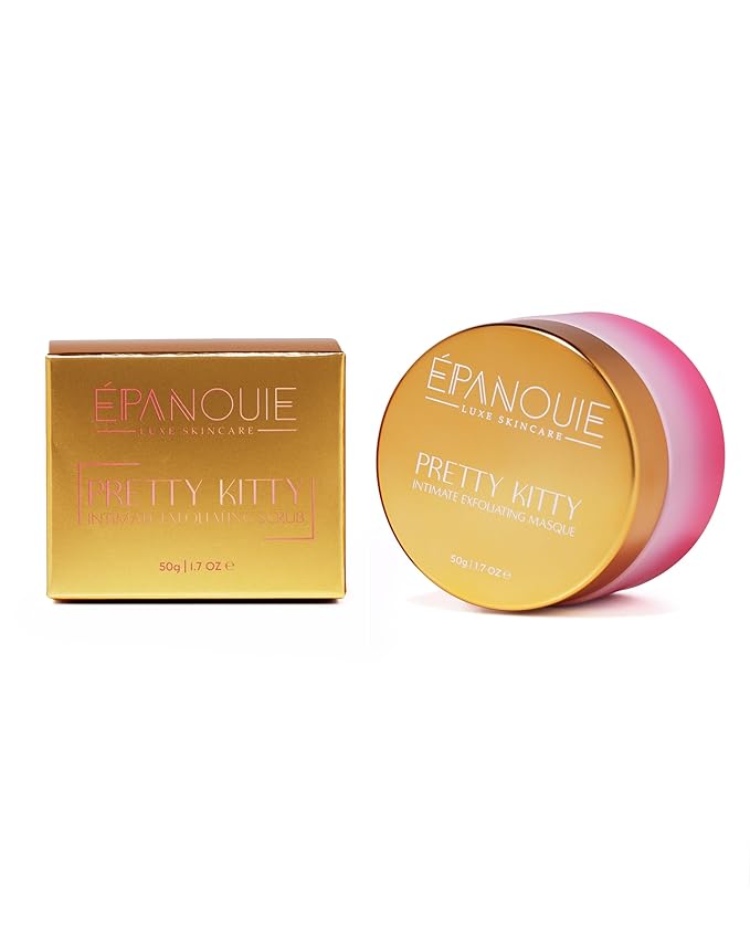Epanouie Skin | Pretty Kitty Intimate Care | Botanical Feminine Hygiene | Exfoliating Masque for the Bikini | Hydrating + Plumping | Ingrown &amp Dark Spot Treatment | For Soft Radiant Skin