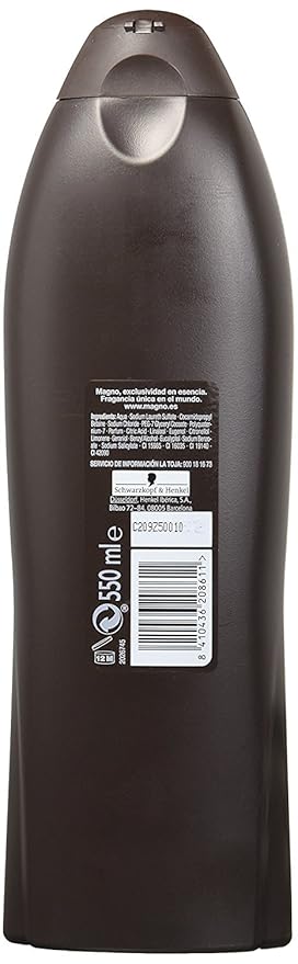 3 Bottles of Magno Shower Gel 18.3oz./550ml
