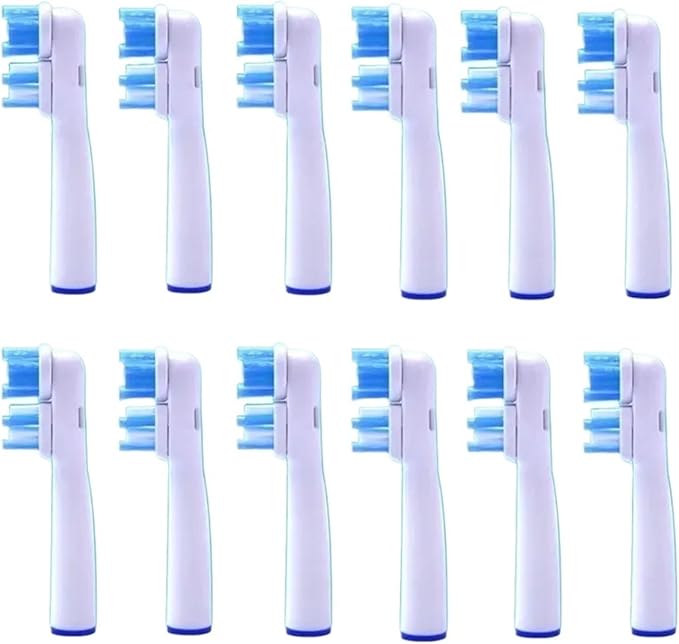 12pcs Replacement Brush Heads Compatible for Electric Toothbrush Pro1000 8000 9000 Sonic Adults Vitality