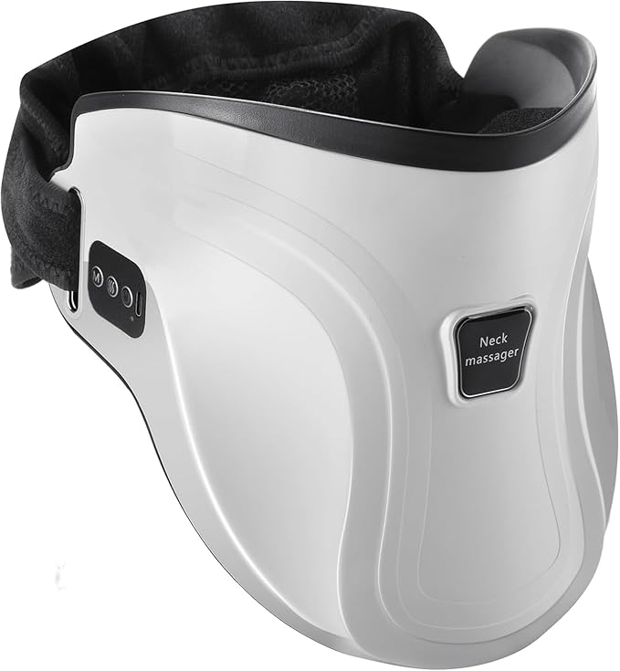 USB Electric Neck Traction Vibration Hot Timing Corrector Massager Neck Cervical Neck Massage Spine Alignment Massager