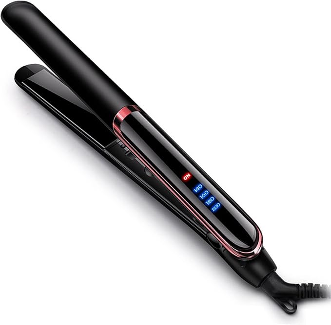 Yinhing Hair Straightener Ceramic Flat Iron with Adjustable Temperature 140-200 for Straight and Curly Hair with Essential Oil Use for Nourishment