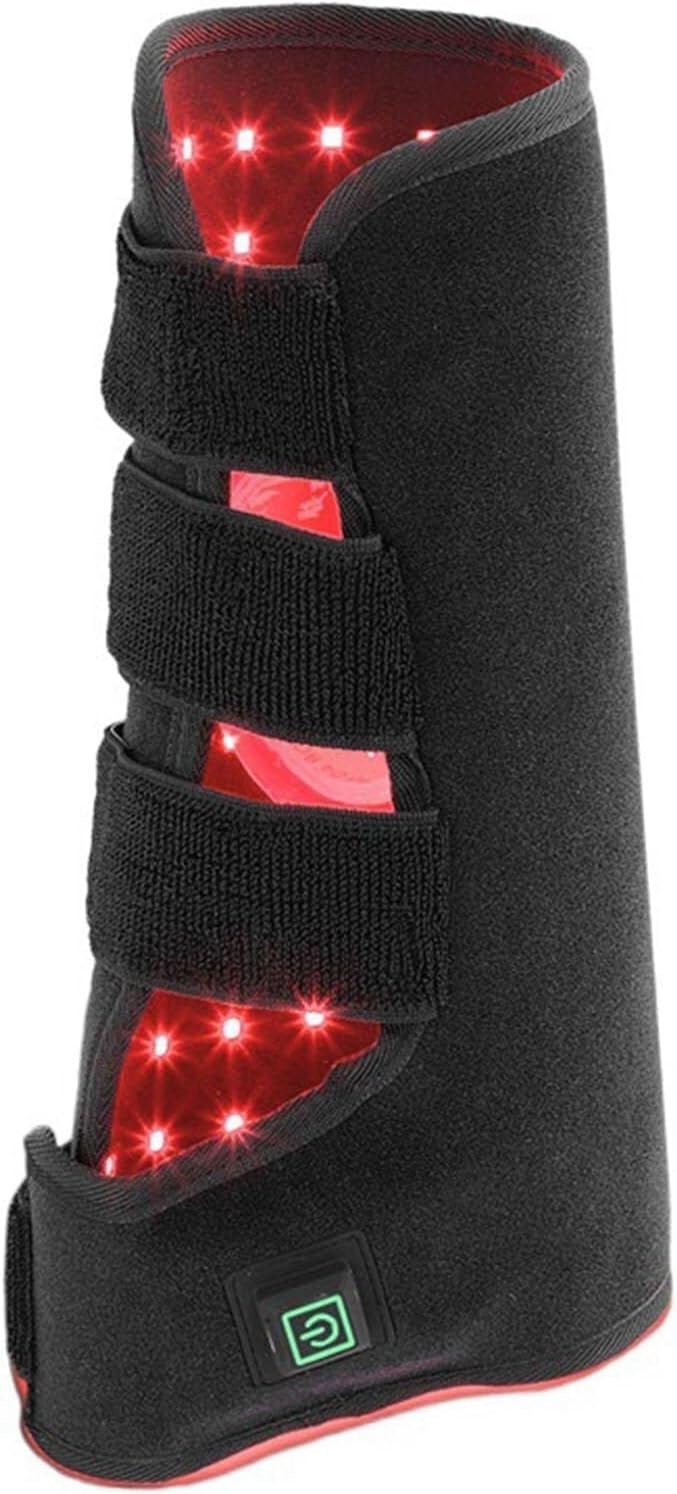 LED Red Light Therapy Device for Horse Leg Pain Horse Near Infrared Therapy Wrap Portable Deep Light Therapy for Horse Muscle Recovery (Left)