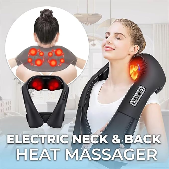 Necknix Electric Neck &amp Back Heat Massager