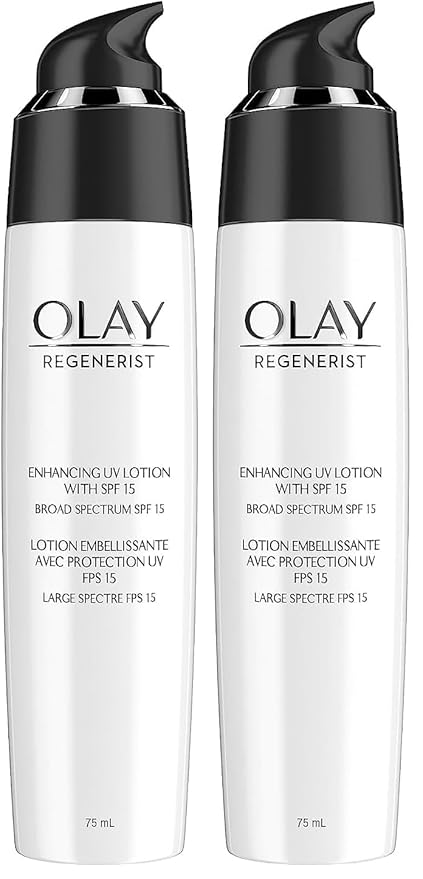 Olay Regenerist Regenerating Face Lotion with Sunscreen SPF 15 Broad SpectrumNo Scent2.5 fl oz(Pack of 2)
