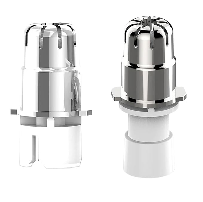 1PCS Nose Trimmer Heads Nose Hair Cutter Replacement Head 3-in-1 Shaver(White 1pcs)