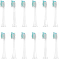 8Pcs Replacement Brush Heads Compatible for Philips Sonicare Clean HX3/HX6/HX9 Series Toothbrush(12Pcs White)