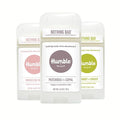 HUMBLE BRANDS Aluminum-Free Deodorant Vegan and Cruelty- free Formulated for Sensitive Skin Patchouli Copal Bergamot Ginger Moroccan Rose 2.5 Ounce (Pack of 3)