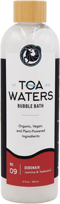 Debonair Bubble Bath – Jasmine &amp Teakwood – Bold Sophisticated Scent Sulfate-Free Sensual Bath Soak – 12 fl oz – TOA Waters