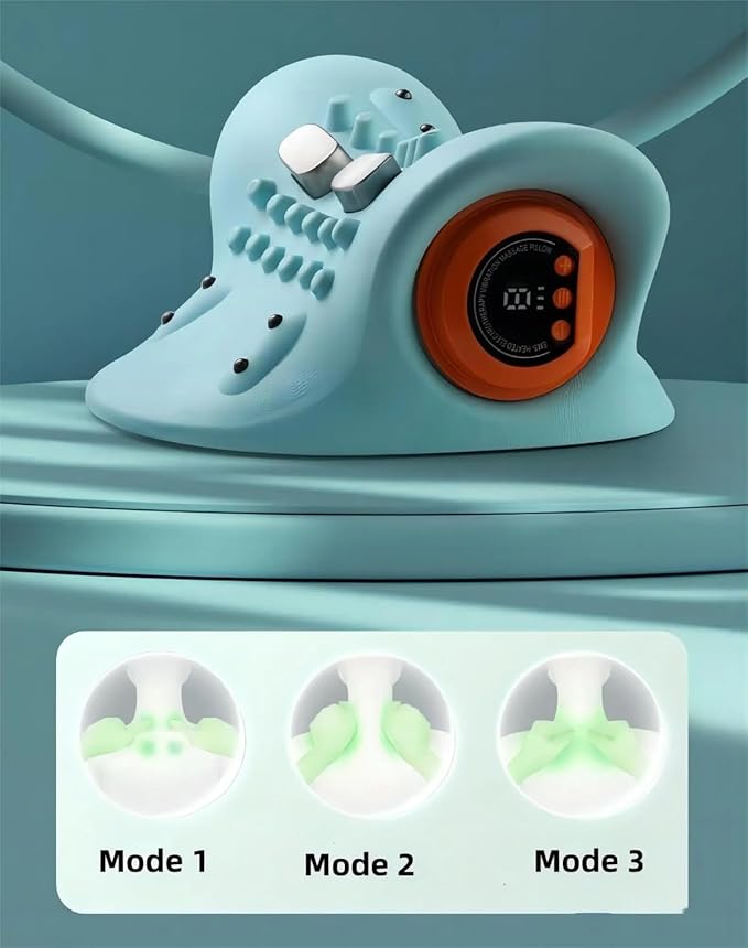 Electric Neck Massager Infrared Heating Airbag Neck Traction Vibration Shoulder Cervical Spine Shoulder Support Relax