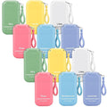 12 Pack Mini Hand Sanitizer Spray with Keychain Hand Sanitizer Mist Travel Size Bulk for Gym Purse Backpack Scented Moisturizing Hydrating Thank You Appreciation Gift for Employee Coworker Teacher