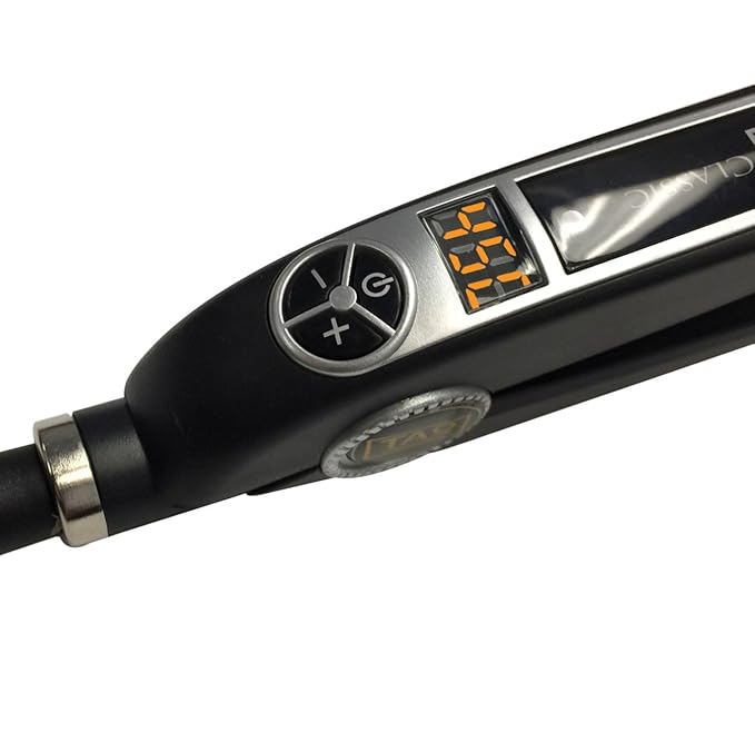 TAO Pro - Nano Titanium Plate Hair Straightener - Styling Iron with Digital Controls - Dual Voltage - Built-in ION Generator - Lifetime Warranty- Heats to 450 degrees