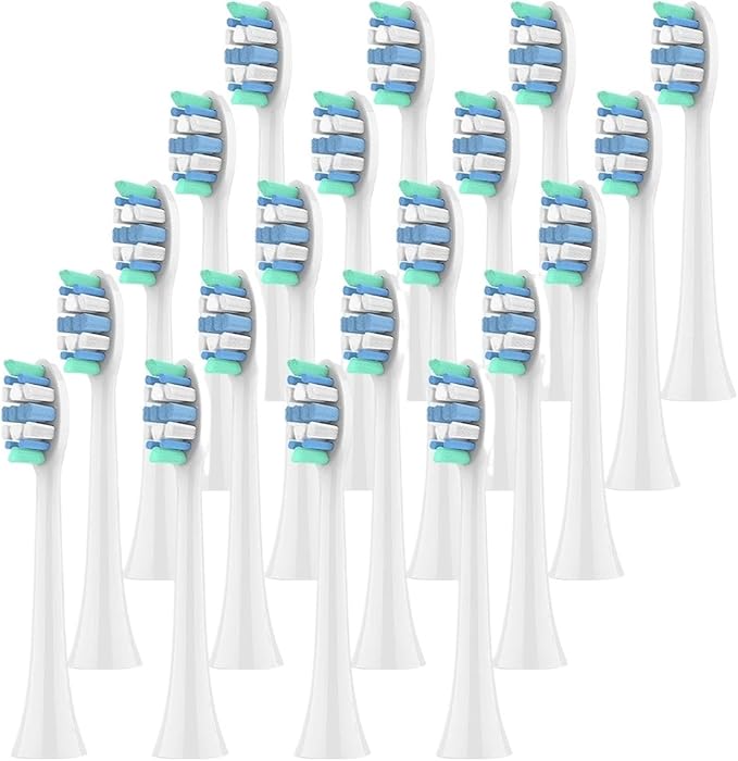 20 Pcs with Electric Toothbrush Replacement Brush Heads RefillsCompatible for 1100 2100 4100 5100 6100