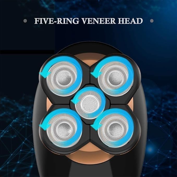 Electric Razor for MenWet and Dry Rechargeable5 in 1 Shavers for Men- Shaver Grooming KitUSB Rechargeable Electric Shaver