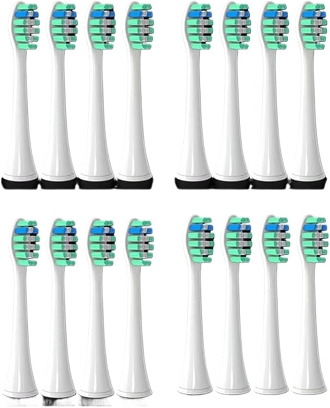 Compatible for Toothbrush Brush Head Replacement Heads HX3/HX6/HX9 Series HX3210/3211/6150/6500/6510/6530/9342/6730(16P2)