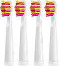 Compatible for 4 Pcs Toothbrush Head Bristle Refill(4 Pcs Pink)