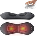 Smooth Triple Fusion Back Massager with Heat 3-In-1 Traction &amp Vibration for Sciatica &amp Lower Back Pain Relief Ergonomic Lumbar Support(Black)