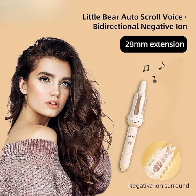 Fully Automatic Curling Stick Lazy Curling Tool Electric Rotary Curler Large Curlin g Without Damaging Hair 32mm Comfort Hair Curler