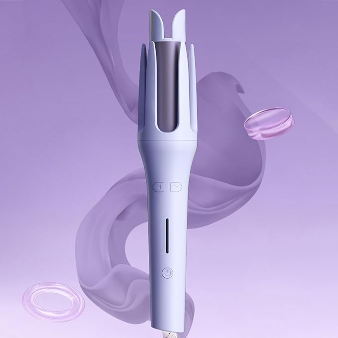 Automatic Curling Iron 32mm Ionic Ceramic Hair Curling Wand Fast Heating Auto Curler for Salon Home Styling Travel (US Plug 110V)