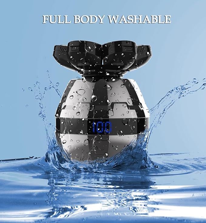 Head Shaver for Men 6 in 1 Electric Shaver 6 Head Razor Electric Bald Machine Beard Razor Full Body Wash Wet &amp Dry