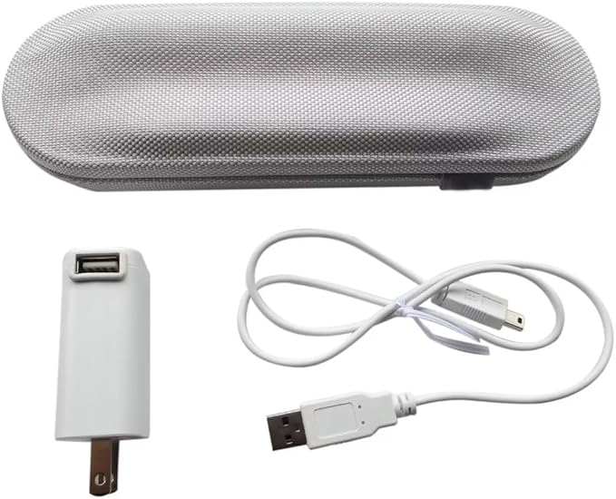 HX9210 Travel Charger Case w/AC Charger+USB Cable Replacement for Philips Sonicare DiamondClean Sonic Toothbrush HX9382HX9372HX9362HX9360(Gray-White)