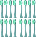 16pcs Replacement Brush Heads Compatible for Oclean Sonic X/Pro/ Z1/ SE F1 One PW01/03/05/07/09 P5 Electric Toothbrush(16 Green)