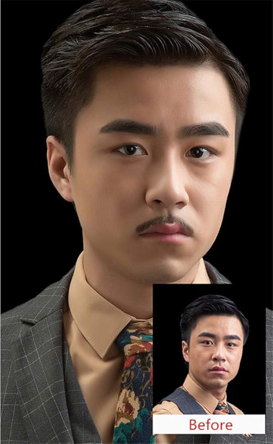 Mens Simulation Fake beard Human Hair Mustache Makeup Cosplay Props (2#)