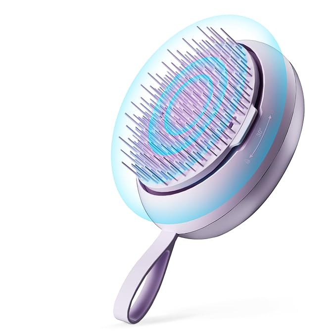 Electric Scalp Massager Tool- Stimulates Hair Follicles to Promote Hair Growth- Relieve Headache Reduce Head Pressure - Handheld Scalp Scratcher Massage Brush- Gifts to Women and Men Relaxing