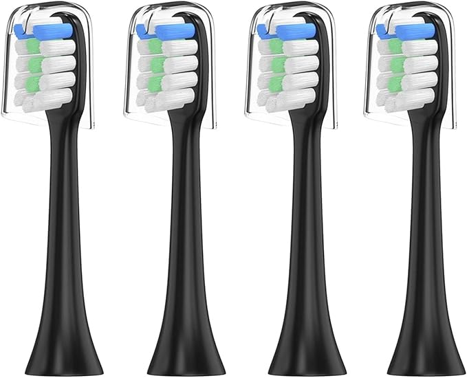 8pcs ToothbrushCompatible for x1 X3 Brush Teeth Oral Hygiene Tooth Adult(White)