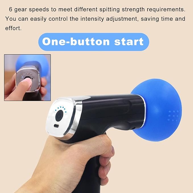 Electric Drum Press and Sputum slapping DeviceSilicone Palm Chest Percussion CupChest Physical Aid Therapy CupChest Physical Therapy Aids(CPT)Mucus Removal Device