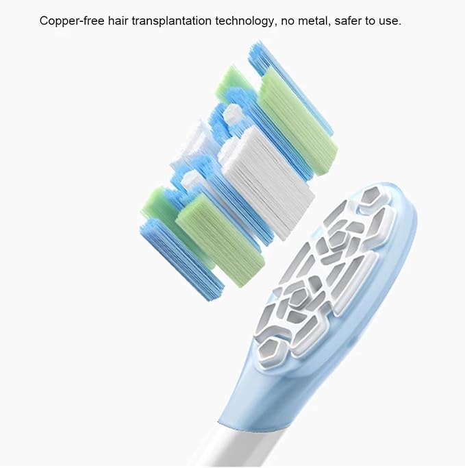 Replacement Brush Heads Compatible for Electric Toothbrush MES609/610 3PCS(Purple 3PCS)