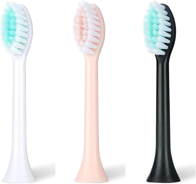 Replacement Toothbrush HeadsCompatible for N101 N100 N105 Electric Soft Bristles Nozzles4/8/16Pcs(4pcs White)